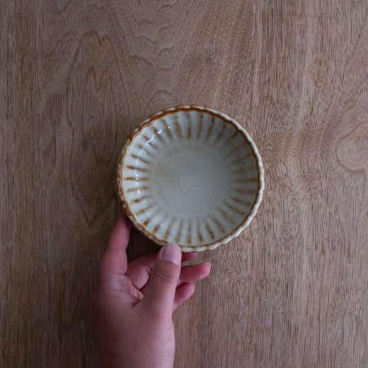 【WEB限定】サビ茶 菊型35皿 -器市-