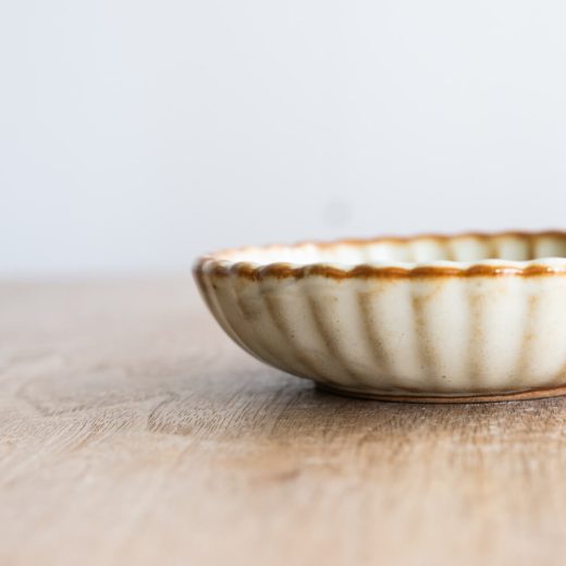 【WEB限定】サビ茶 菊型35皿 -器市-