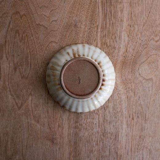 【WEB限定】サビ茶 菊型35皿 -器市-