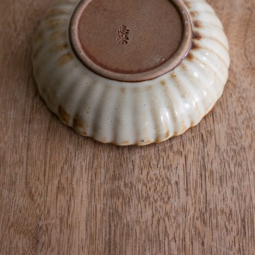 【WEB限定】サビ茶 菊型35皿 -器市-