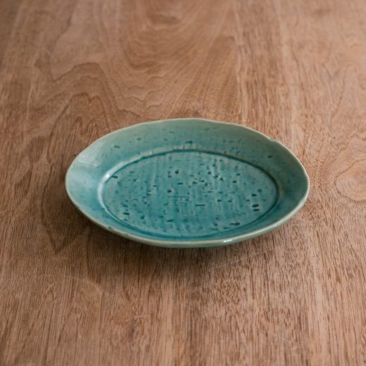 【WEB限定】ヒワ 小判皿 (小) BL -器市-