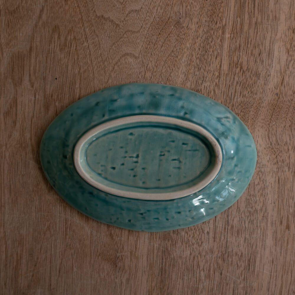 【WEB限定】ヒワ 小判皿 (小) BL -器市-