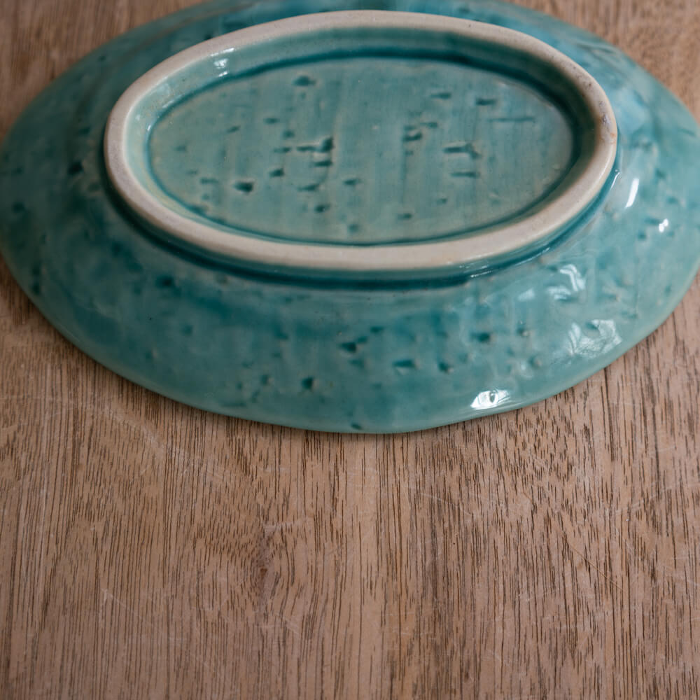 【WEB限定】ヒワ 小判皿 (小) BL -器市-