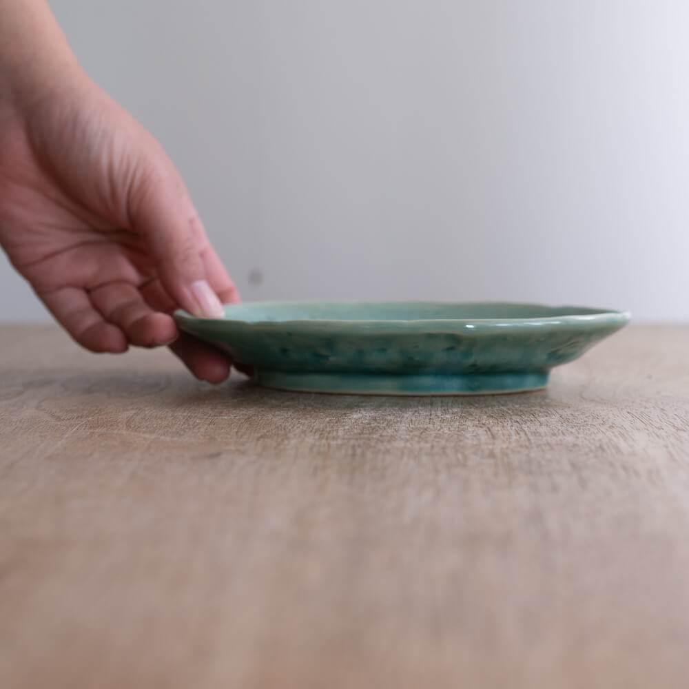 【WEB限定】ヒワ 小判皿 (小) BL -器市-