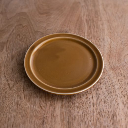 アースカラー リム型45皿 (アンバー) -器市-