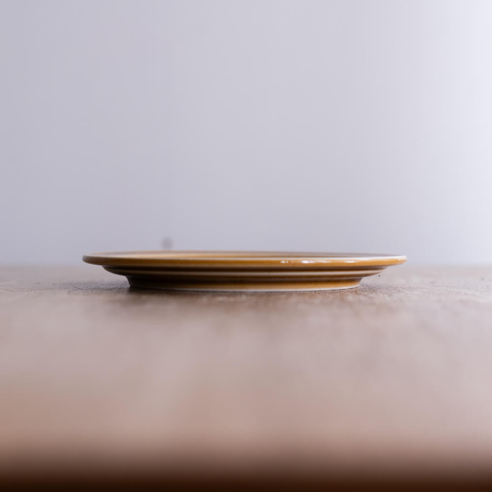 アースカラー リム型45皿 (アンバー) -器市-