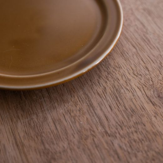 アースカラー リム型45皿 (アンバー) -器市-
