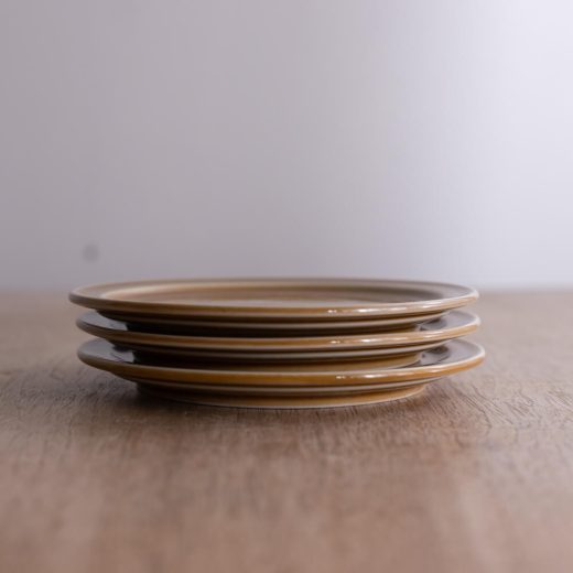 アースカラー リム型45皿 (アンバー) -器市-