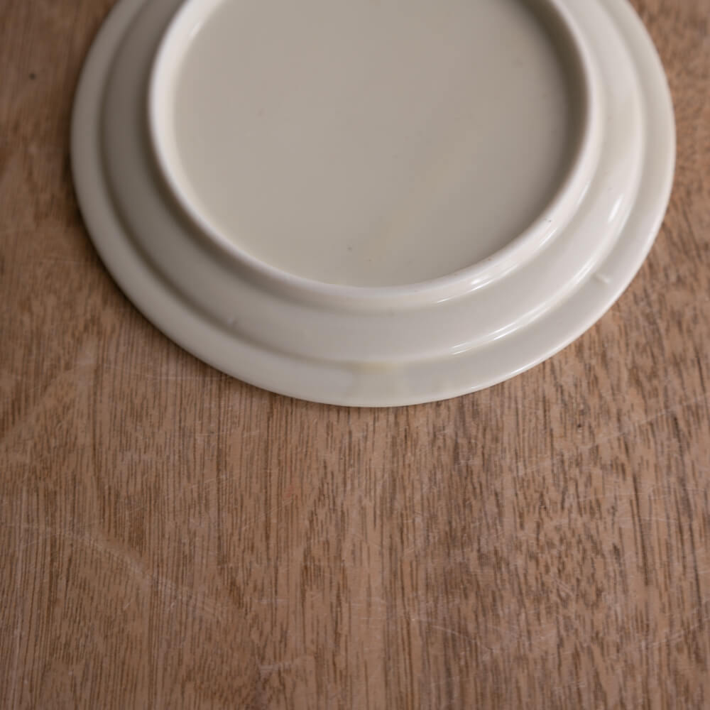 アースカラー リム型45皿 (ホワイト) -器市-