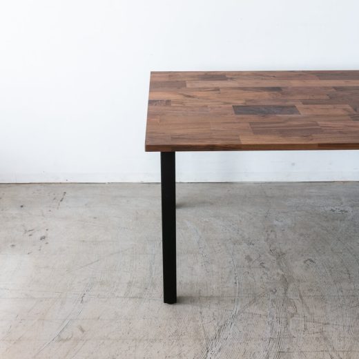 ［限定品SALE］ウォールナットモザイクテーブル コラージュ150-85 / オイル仕上げ