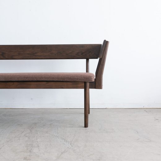 ［新品廃盤特価 ］Cielo LDカウチL ホワイトオーク無垢材 / BR色オイル仕上げ カバー付き