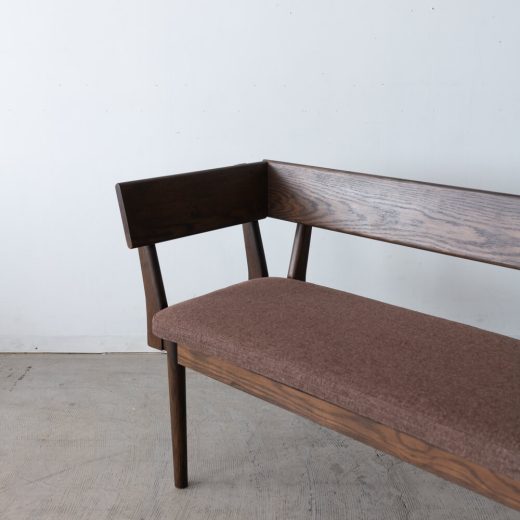 ［新品廃盤特価 ］Cielo LDカウチR ホワイトオーク無垢材 / BR色オイル仕上げ カバー付き