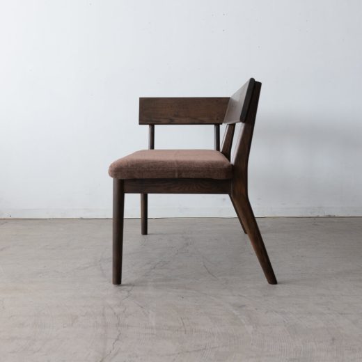 ［新品廃盤特価 ］Cielo LDカウチR ホワイトオーク無垢材 / BR色オイル仕上げ カバー付き