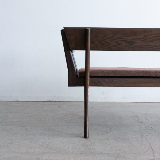 ［新品廃盤特価 ］Cielo LDカウチL ホワイトオーク無垢材 / BR色オイル仕上げ カバー付き