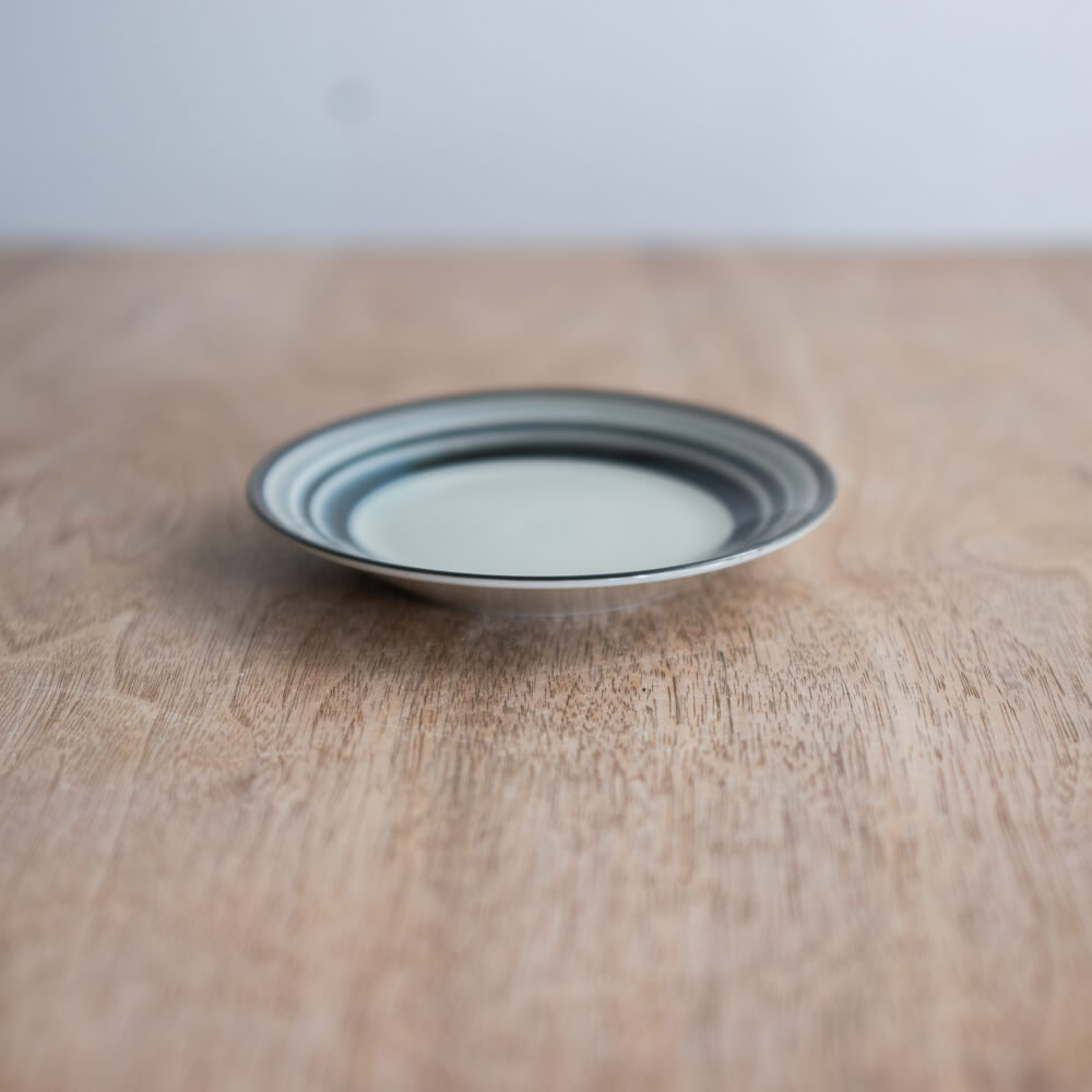 【WEB限定】黒ライン3.5皿 -器市-