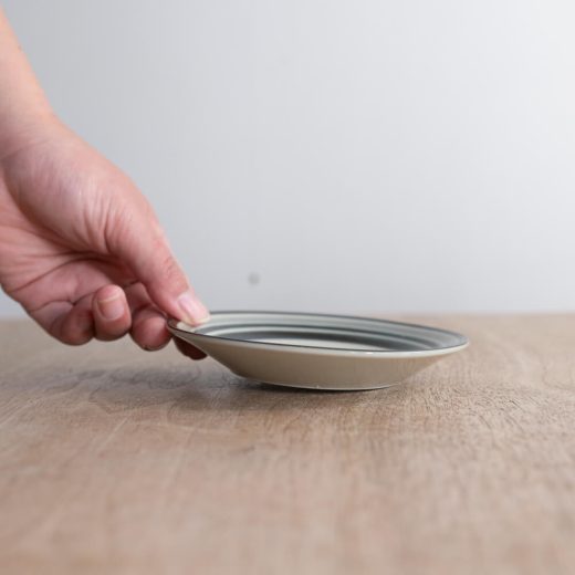 【WEB限定】黒ライン3.5皿 -器市-