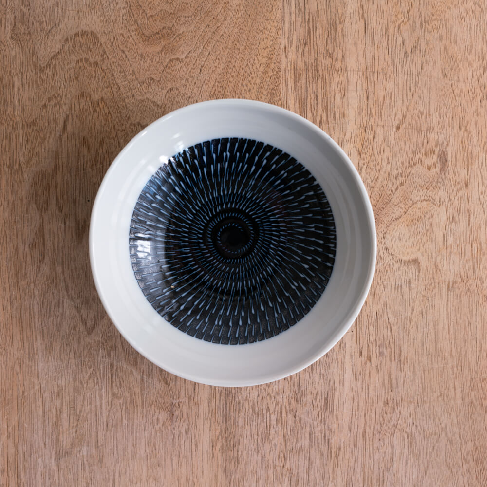 【WEB限定】トビカンナ 藍 5寸浅丼 -器市-