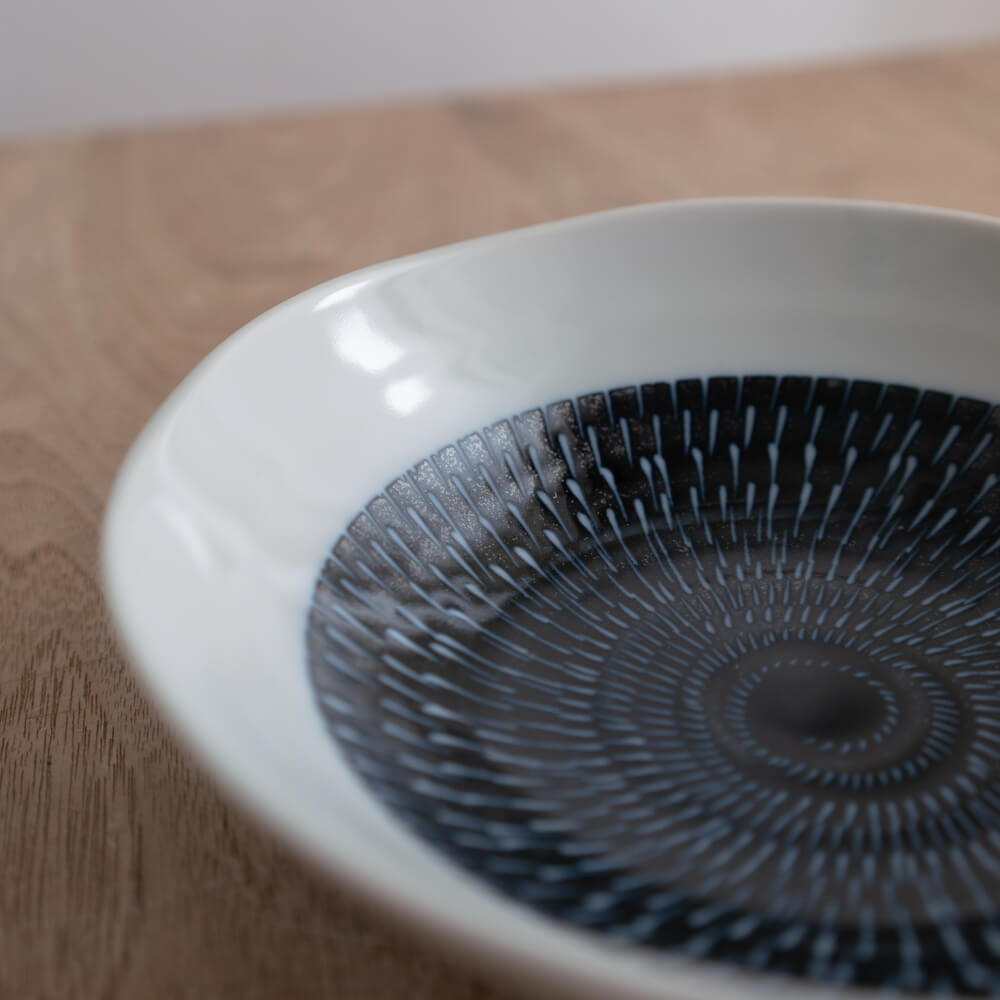 【WEB限定】トビカンナ 藍 5寸浅丼 -器市-