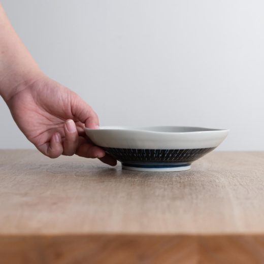 【WEB限定】トビカンナ 藍 5寸浅丼 -器市-