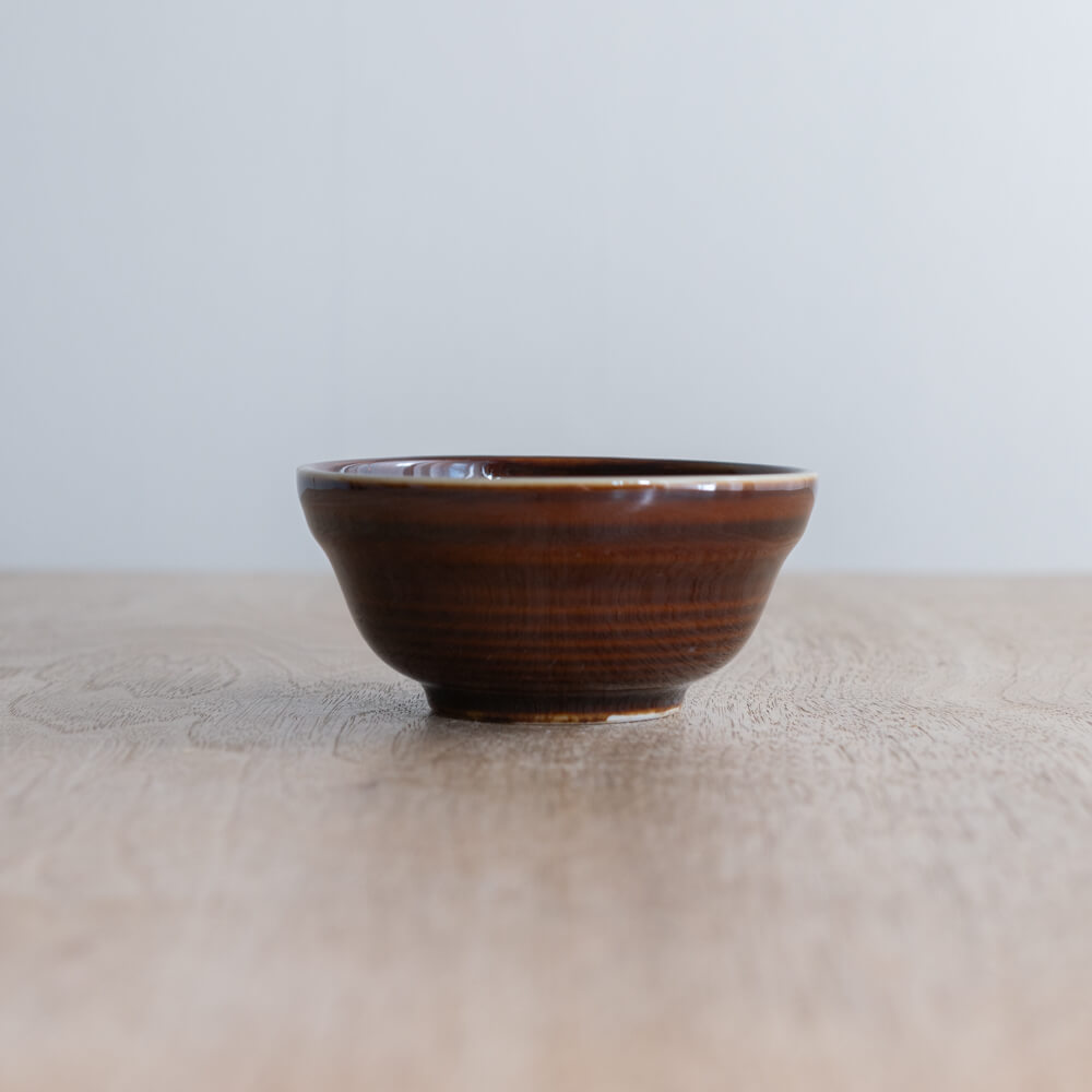 【WEB】撥水十草だるま小鉢 (小) アメ -器市-