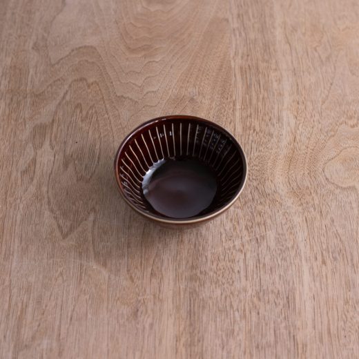 【WEB】撥水十草だるま小鉢 (小) アメ -器市-