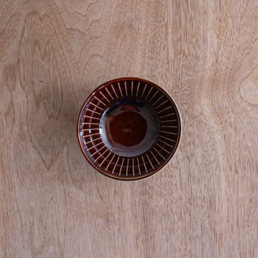 【WEB】撥水十草だるま小鉢 (小) アメ -器市-