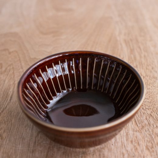 【WEB】撥水十草だるま小鉢 (小) アメ -器市-