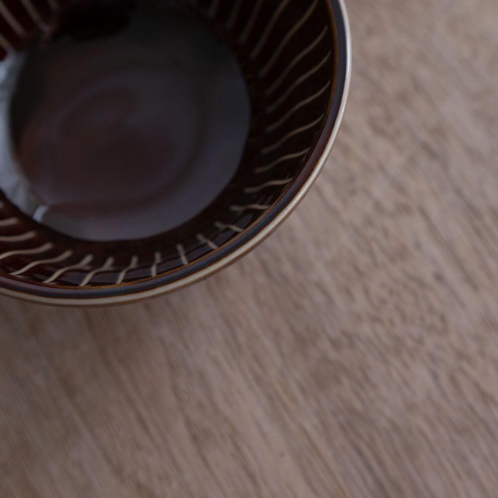 【WEB】撥水十草だるま小鉢 (小) アメ -器市-