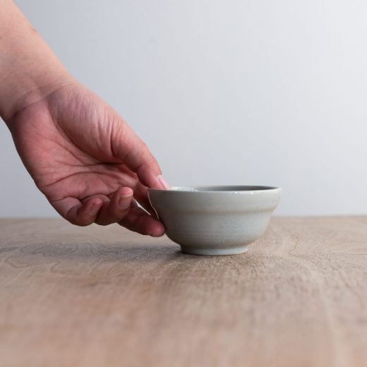 【WEB】撥水十草だるま小鉢 (小) 灰 -器市-