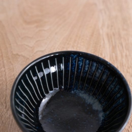 【WEB】撥水十草だるま小鉢 (小) 藍 -器市-