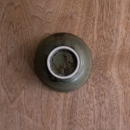 【WEB】撥水十草だるま小鉢 (小) オリーブ -器市-