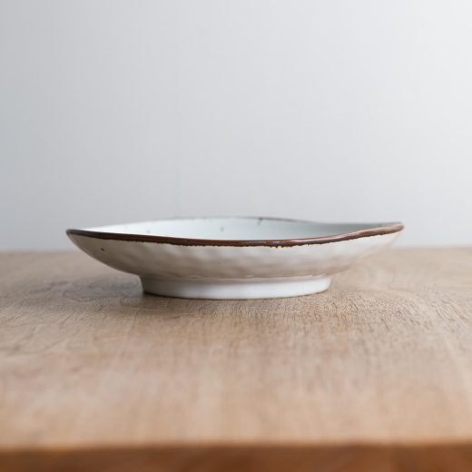 【WEB限定】鉄粉流し三ツ山6寸皿 -器市-