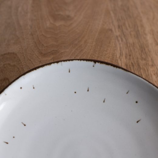 【WEB限定】鉄粉流し三ツ山6寸皿 -器市-