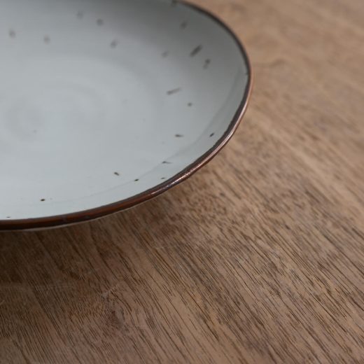 【WEB限定】鉄粉流し三ツ山6寸皿 -器市-