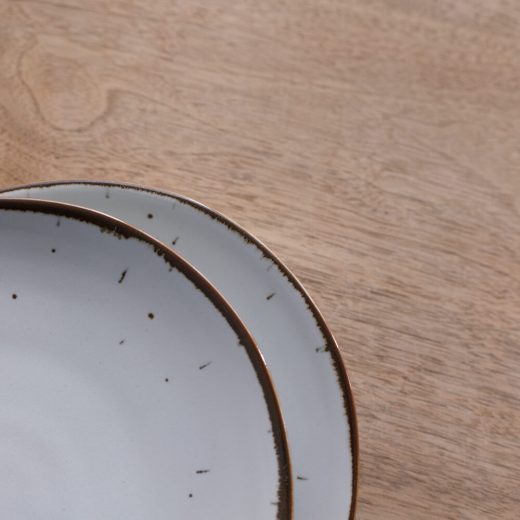 【WEB限定】鉄粉流し三ツ山6寸皿 -器市-