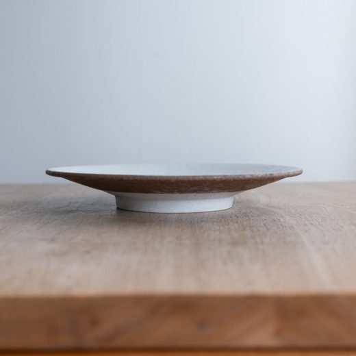 【WEB限定】里化粧刷毛目 輪二重8寸皿 -器市-