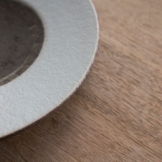 【WEB限定】里化粧刷毛目 輪二重8寸皿 -器市-