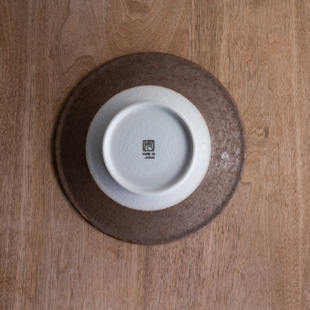 【WEB限定】里化粧刷毛目 輪二重8寸皿 -器市-