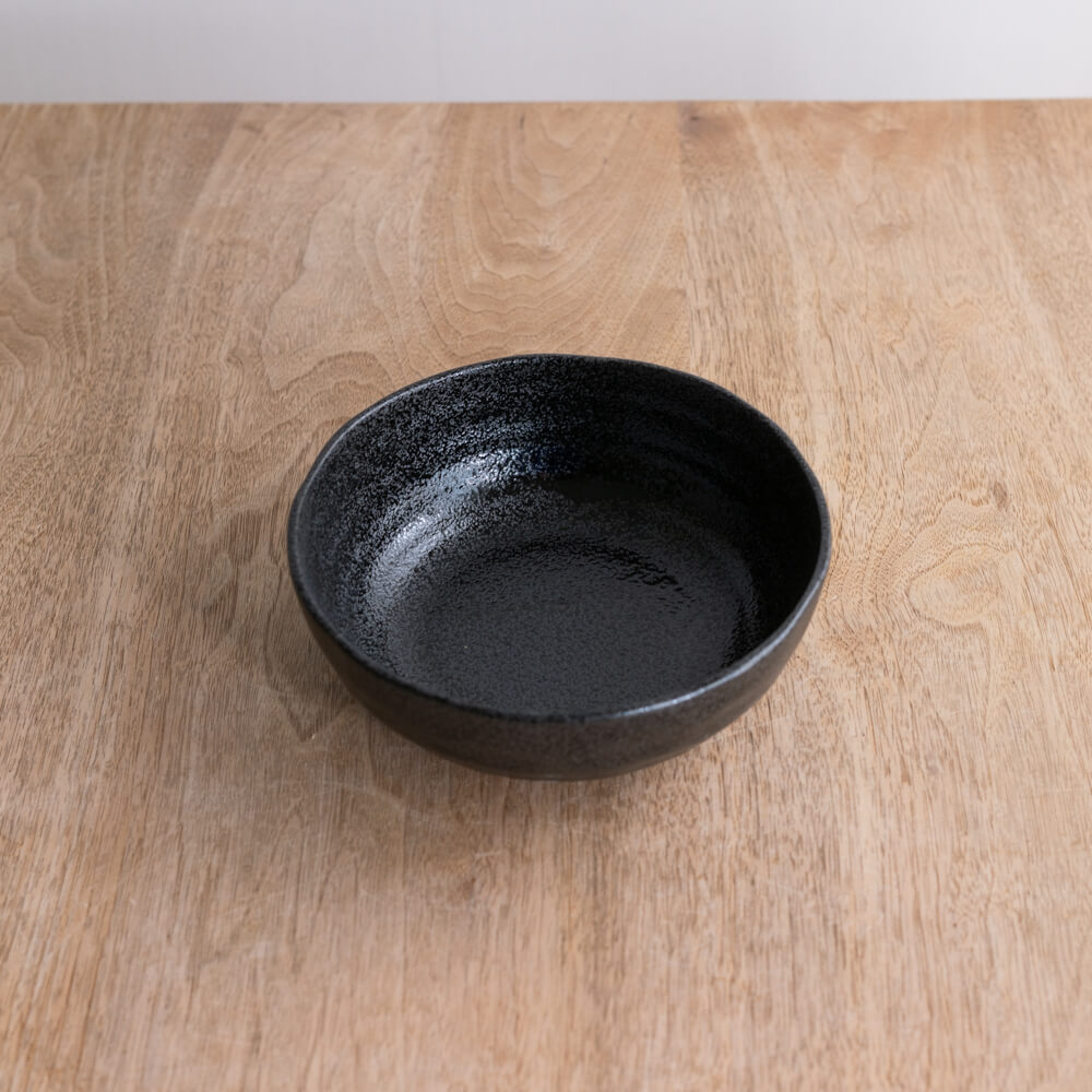 【WEB限定】撥水 黒 5寸鉢 -器市-