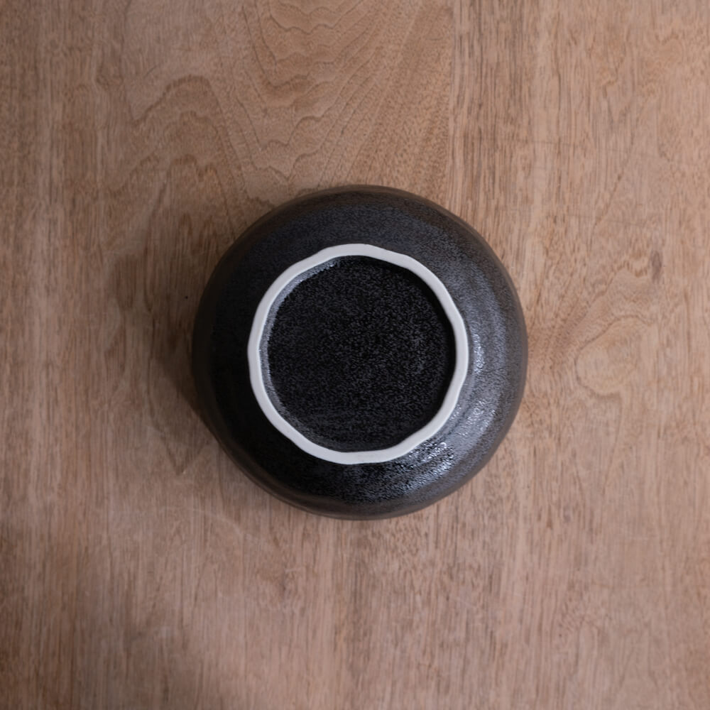 【WEB限定】撥水 黒 5寸鉢 -器市-