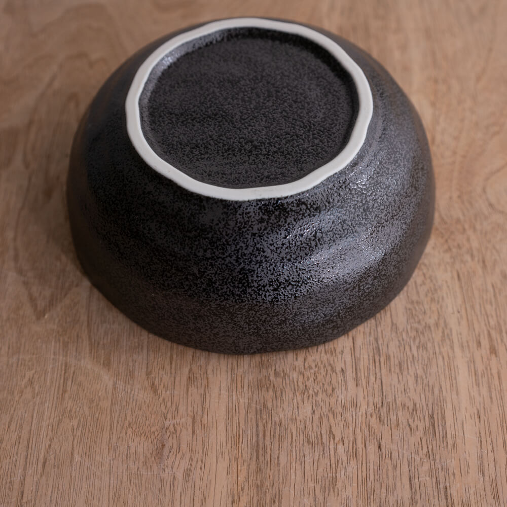 【WEB限定】撥水 黒 5寸鉢 -器市-