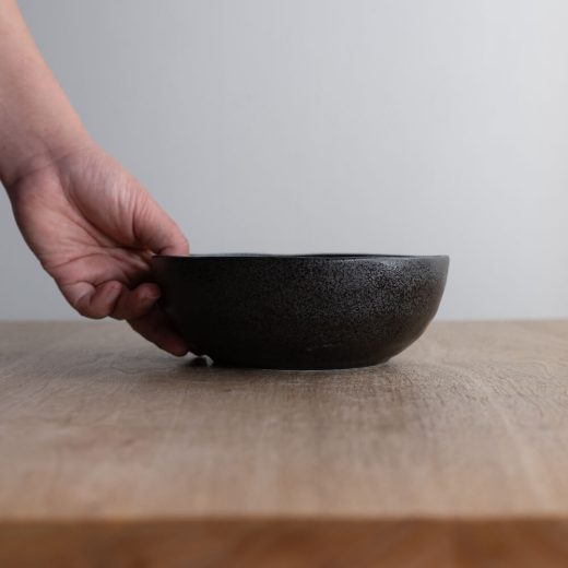 【WEB限定】撥水 黒 5寸鉢 -器市-