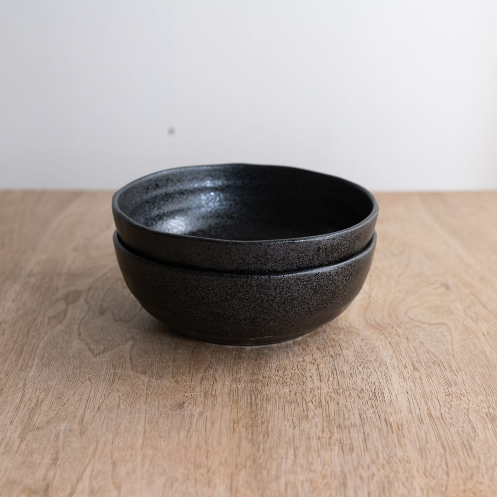【WEB限定】撥水 黒 5寸鉢 -器市-