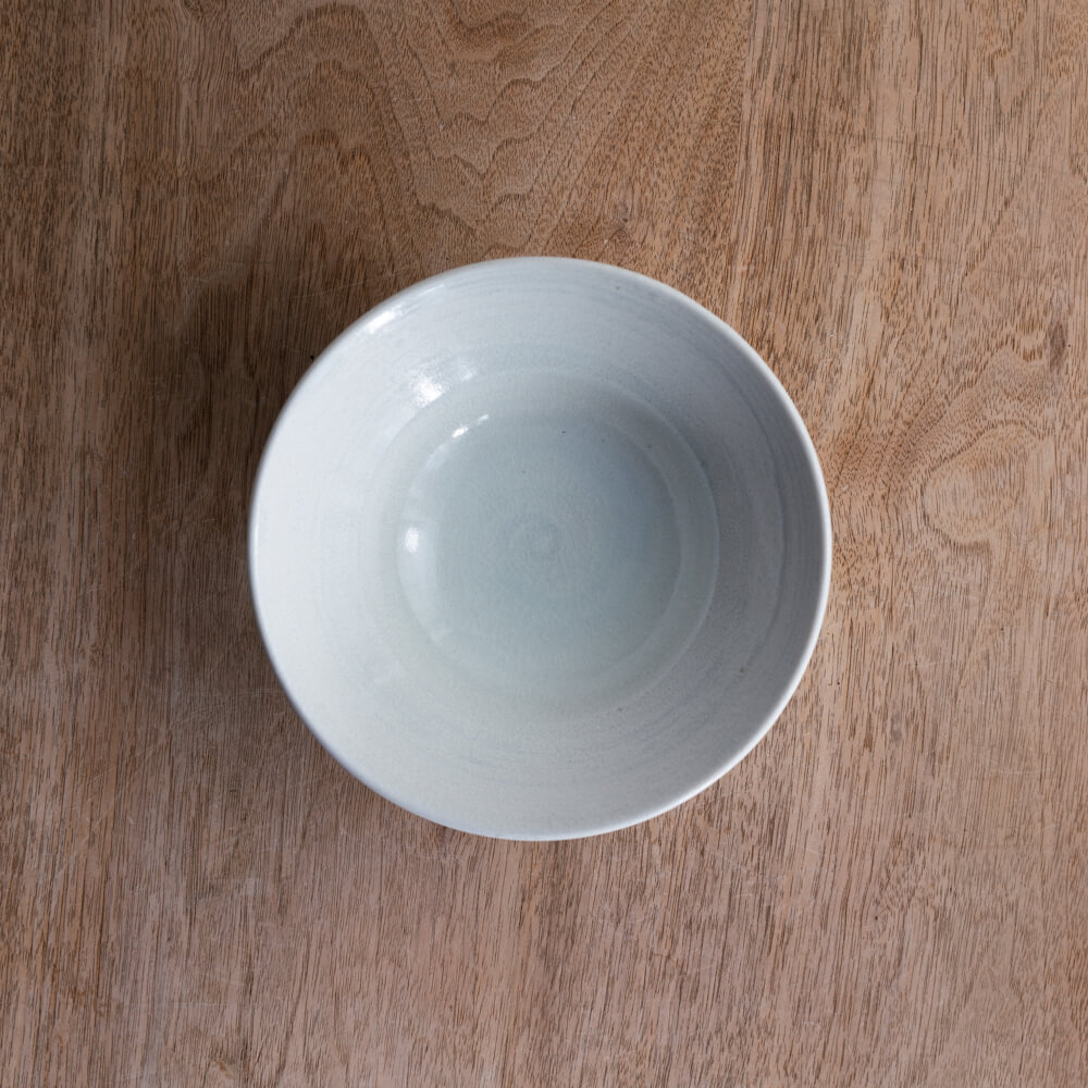 【WEB限定】氷結白渦 輪二重5寸深鉢 -器市-