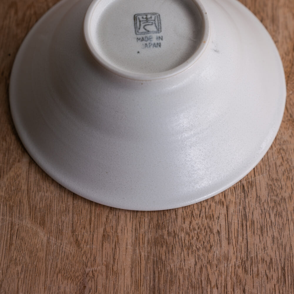 【WEB限定】氷結白渦 輪二重5寸深鉢 -器市-