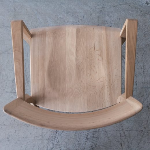 ［飛騨産業アウトレット］風のうた アームチェア FX231A 国産ナラ材NL色 ウレタン塗装