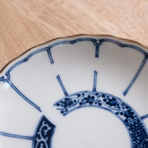 【WEB限定】輪つなぎ菊割5寸皿 -器市-