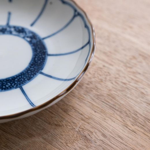 【WEB限定】輪つなぎ菊割5寸皿 -器市-