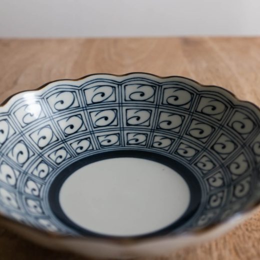 【WEB限定】古染格子5寸浅鉢 -器市-