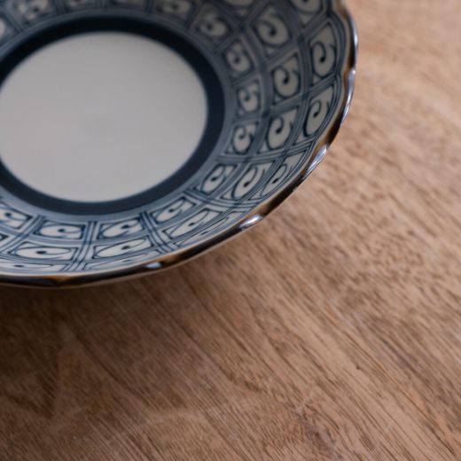 【WEB限定】古染格子5寸浅鉢 -器市-